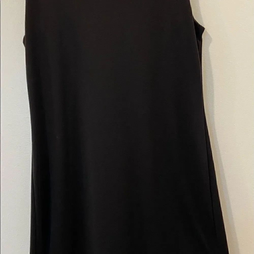 LILLY LOU NWT Women's Black Dress With Button Detail At High Waist Size Small